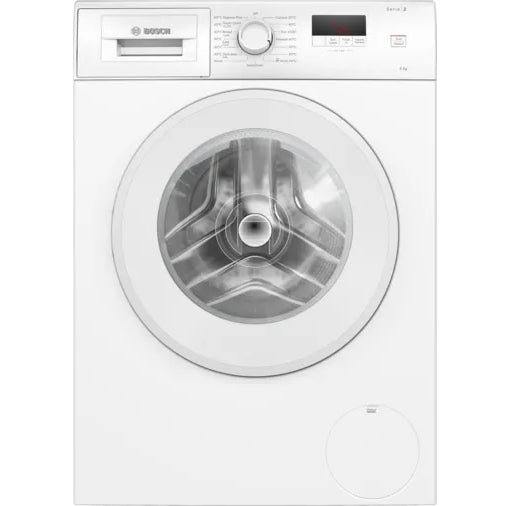 Bosch WGE03408GB Series 2 Washing Machine, 8kg, 1400 Spin, White, A Rated | Atlantic Electrics
