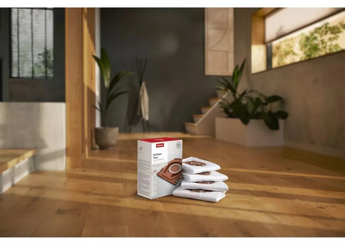 Miele HyClean Pure CO Dust Bag Pack (4 Dust Bags + 1 Filter) For Miele GUARD M1 Vacuum Cleaners