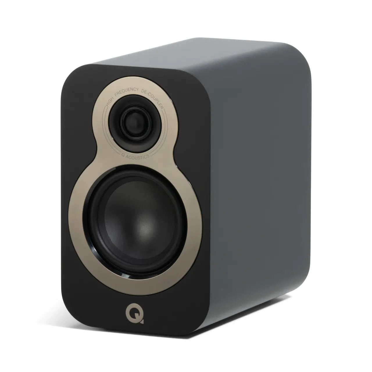Q Acoustics Q3010c 4 Inch Pair of Bookshelf Speakers, Satin Black