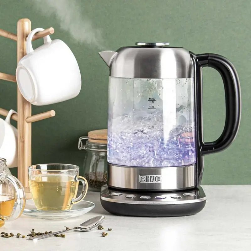 Haden 197207 1.7 Litre Clear Variable Temperature Cordless Jug Kettle | Atlantic Electrics