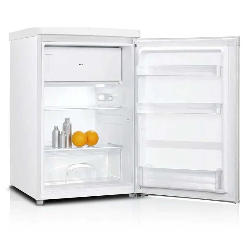 Haden HR111W 55cm Wide Undercounter Fridge With Freezer/Ice Box, White | Atlantic Electrics
