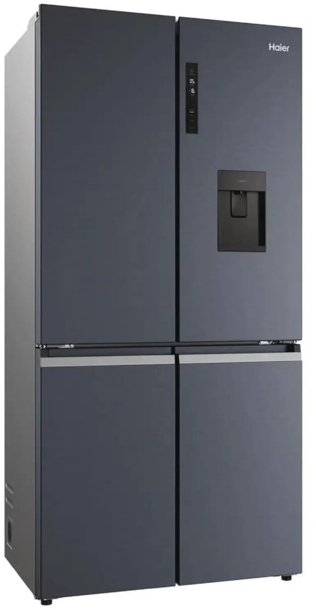 Haier HCR5919EHMB Cube 90 Series 5 525 Litre Four Door American Fridge Freezer - Black | Atlantic Electrics