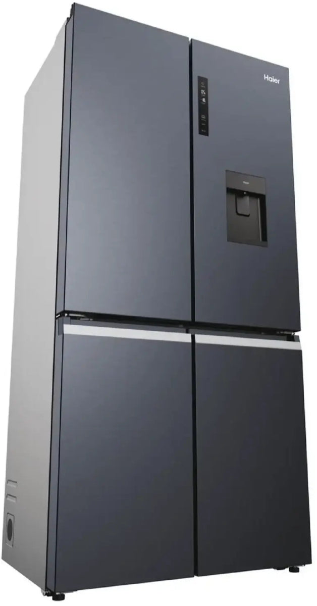 Haier HCR5919EHMB Cube 90 Series 5 525 Litre Four Door American Fridge Freezer - Black | Atlantic Electrics