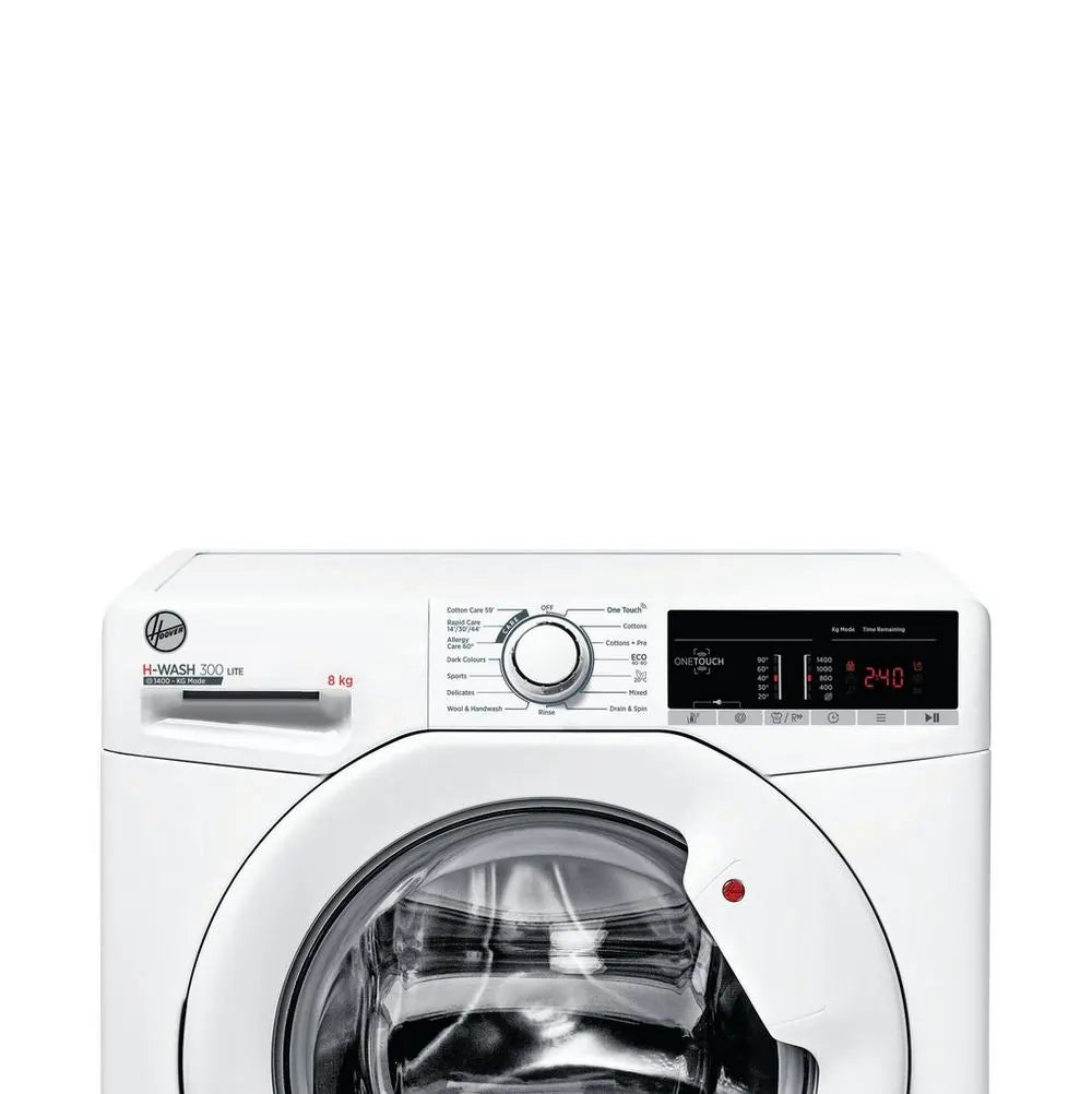 Hoover H3W48TA4 8Kg 1400 Spin Washing Machine - White | Atlantic Electrics
