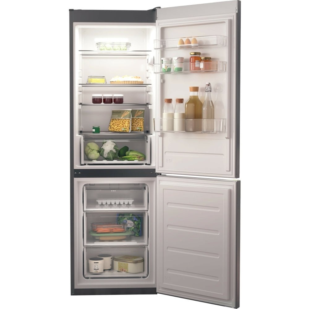 Hotpoint H1NT821EOX Low Frost Fridge Freezer, 70/30, Grey | Atlantic Electrics