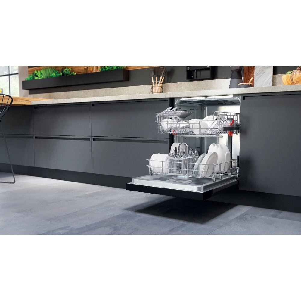 Hotpoint H3BL626BUK Semi Integrated Dishwasher, 14 Place Settings | Atlantic Electrics