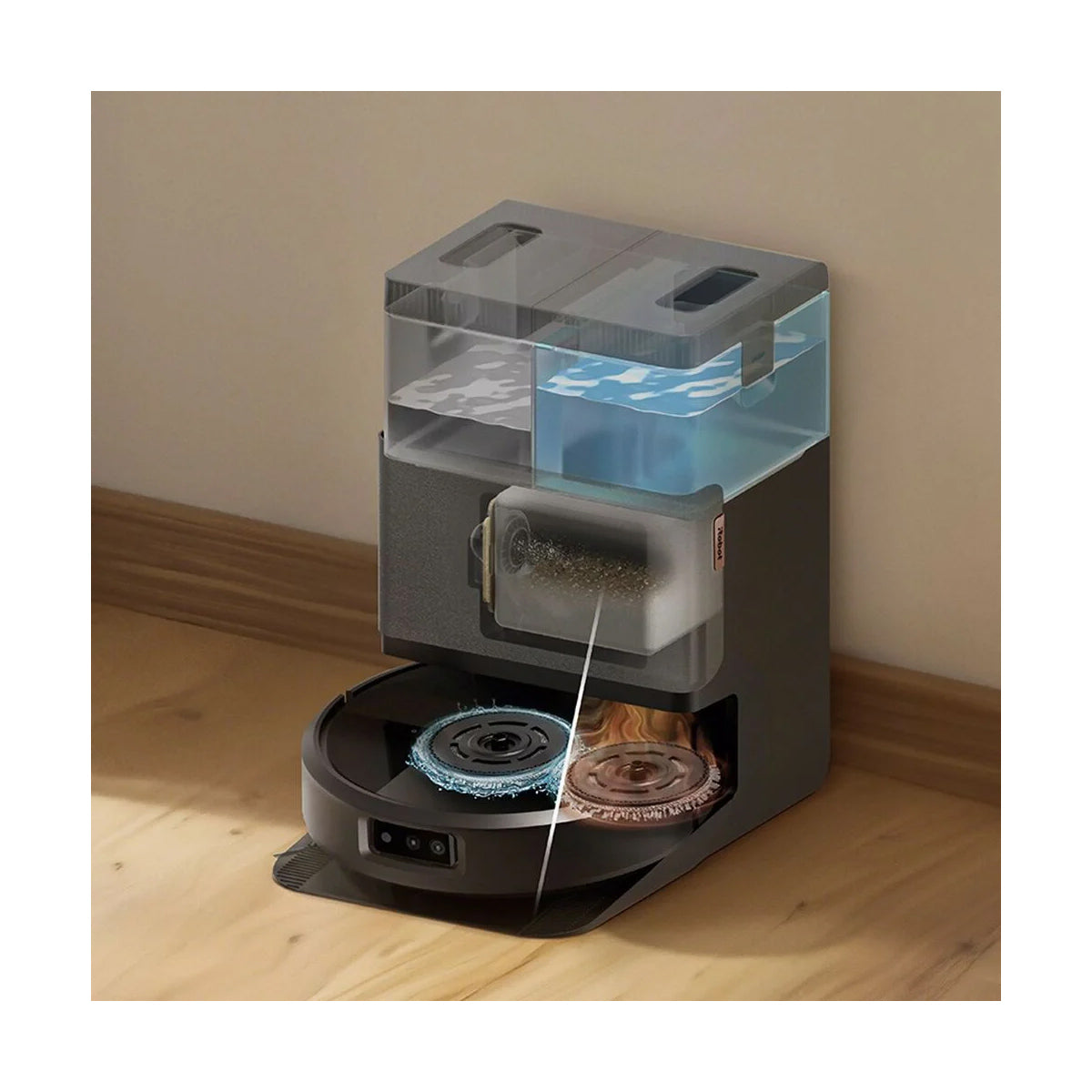 iRobot ROOMBA505C Roomba® Plus 505 Combo Robot + AutoWash™ Dock, Black