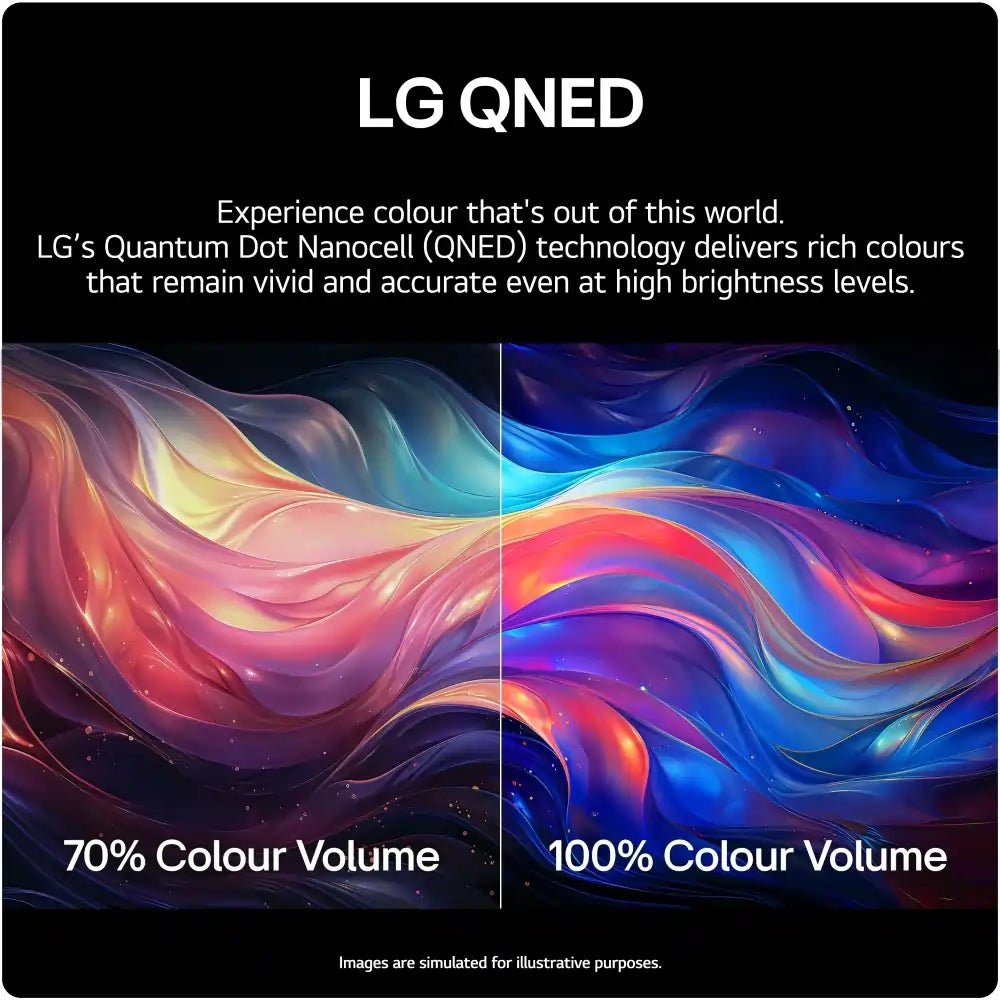 LG 50QNED87T6B (2024) QNED HDR 4K Ultra HD Smart TV, 50 inch with Freeview Play/Freesat HD, Essence Graphite | Atlantic Electrics