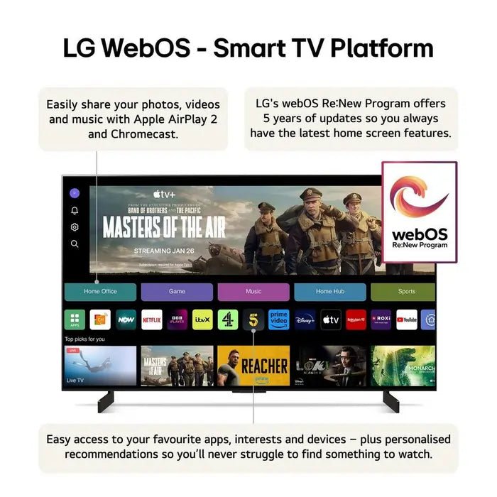 LG OLED42C44LA 42" 4K OLED EVO Smart Television | Atlantic Electrics