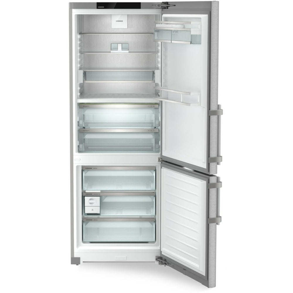 Liebherr CBNsdb775i No Frost Fridge Freezer, 70/30, Silver, B Rated | Atlantic Electrics