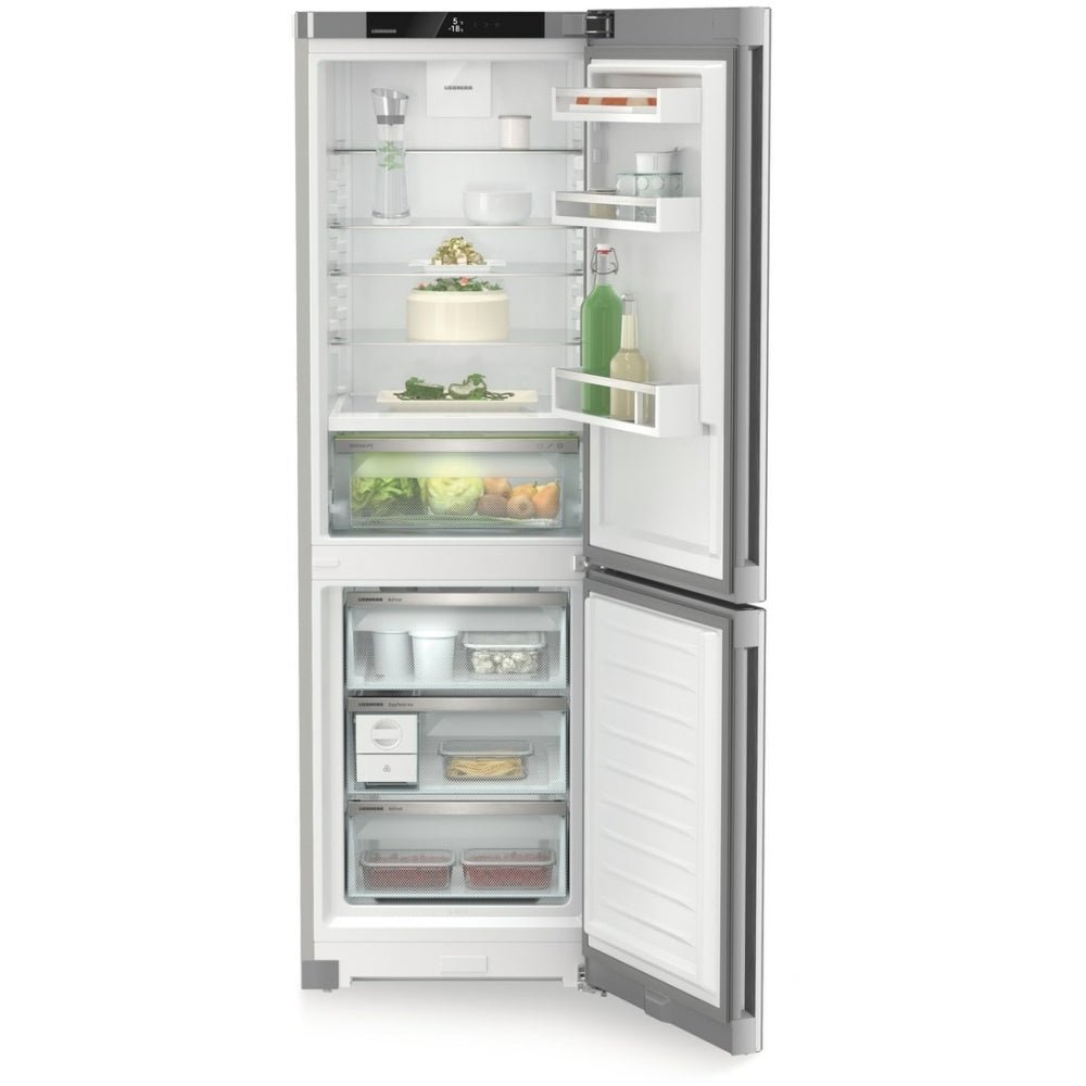 Liebherr CBNsdc522i Fridge Freezer, Silver, C Rated | Atlantic Electrics