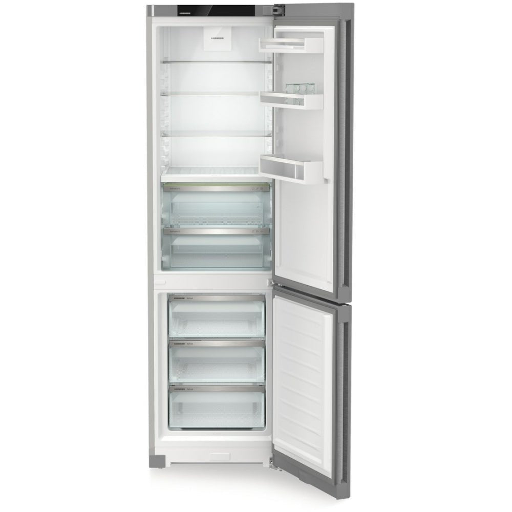 Liebherr CBNsdc573i Fridge Freezer, Silver, C Rated | Atlantic Electrics