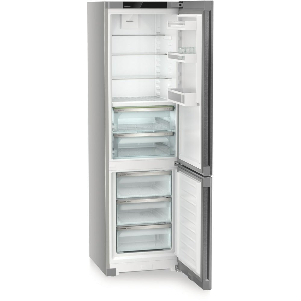 Liebherr CBNsdc573i Fridge Freezer, Silver, C Rated | Atlantic Electrics