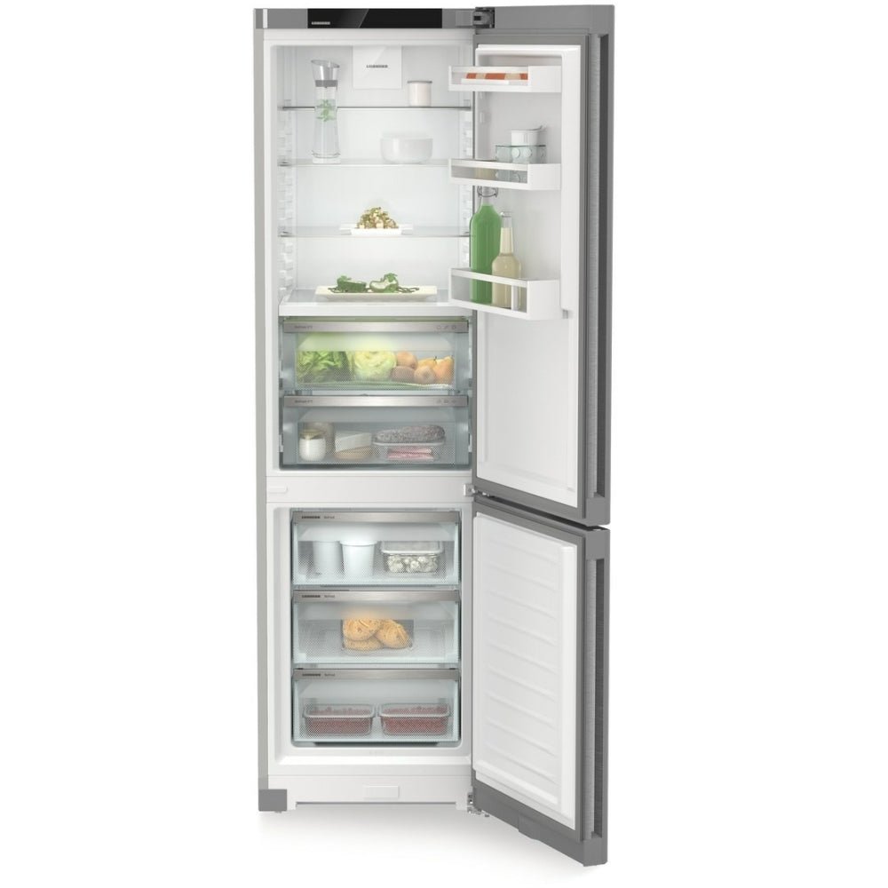 Liebherr CBNsdc573i Fridge Freezer, Silver, C Rated | Atlantic Electrics