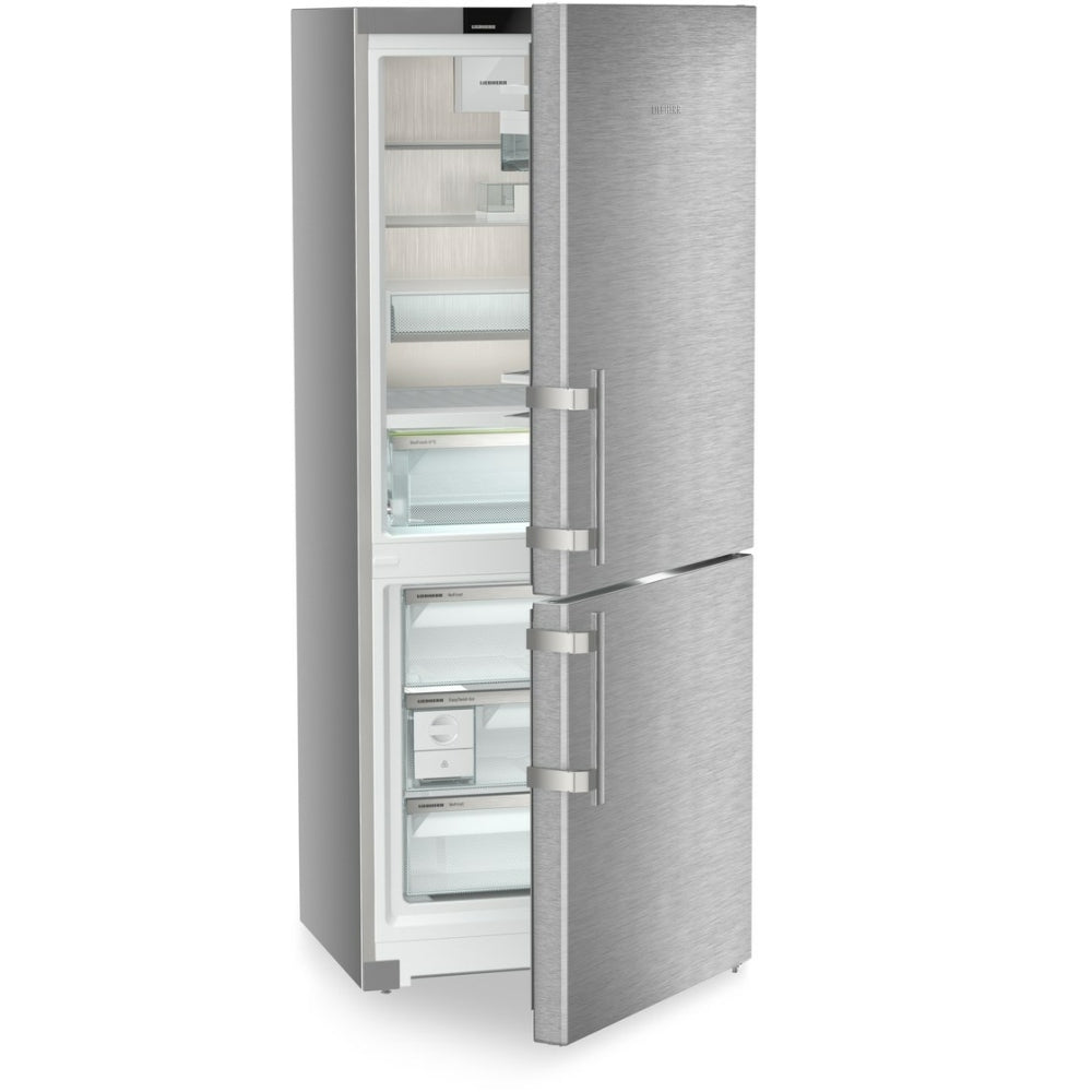 Liebherr CBNsdc765i No Frost Fridge Freezer, 60/40, Silver, C Rated | Atlantic Electrics
