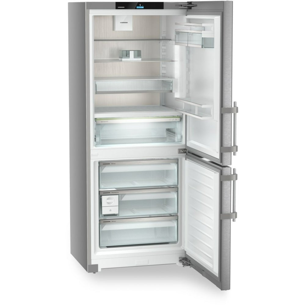 Liebherr CBNsdc765i No Frost Fridge Freezer, 60/40, Silver, C Rated | Atlantic Electrics