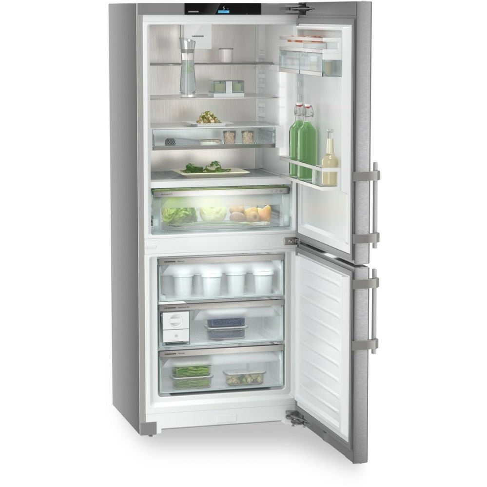 Liebherr CBNsdc765i No Frost Fridge Freezer, 60/40, Silver, C Rated | Atlantic Electrics