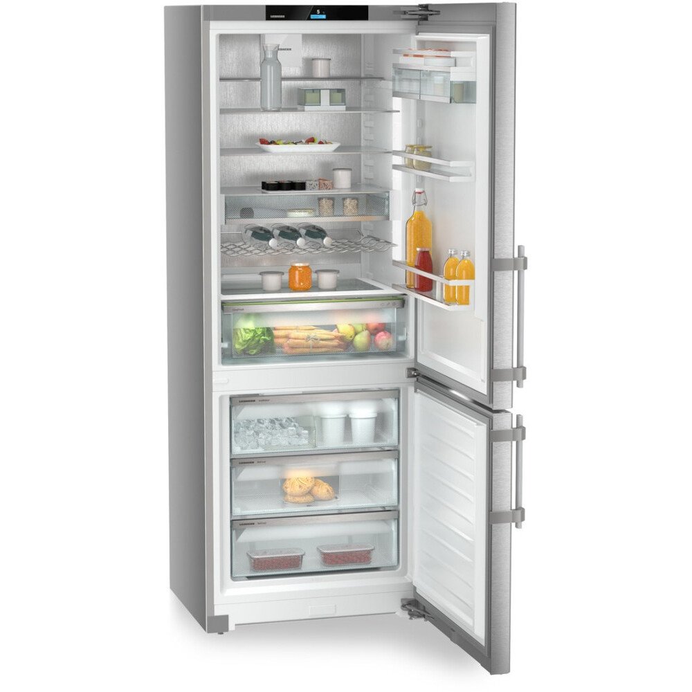 Liebherr CNsdd 776i No Frost Fridge Freezer, 70/30, Silver, D Rated | Atlantic Electrics