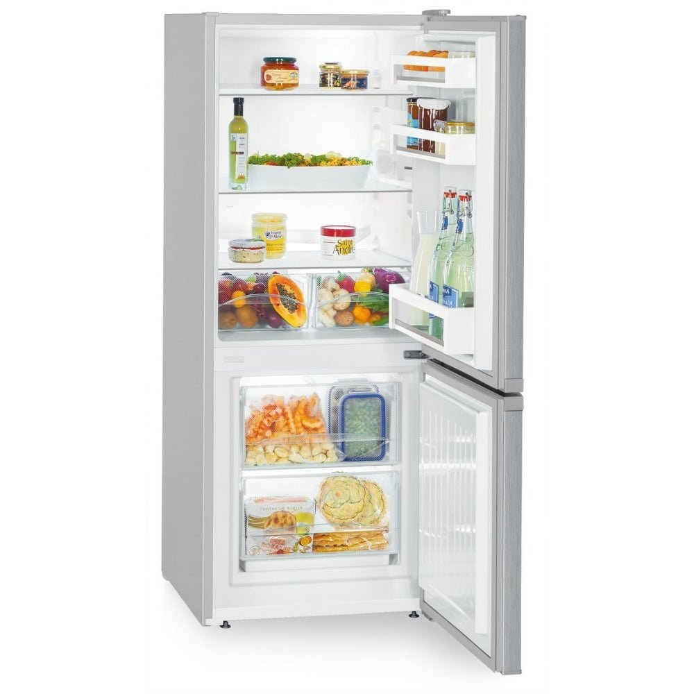 Liebherr CUele 2331 Low Frost Fridge Freezer, 60/40, Silver, E Rated | Atlantic Electrics