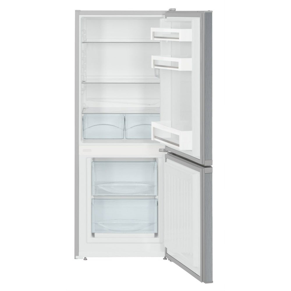 Liebherr CUele 2331 Low Frost Fridge Freezer, 60/40, Silver, E Rated | Atlantic Electrics