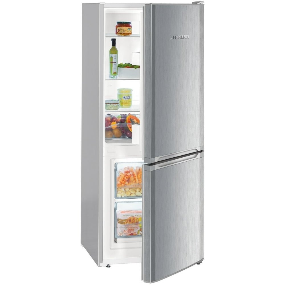 Liebherr CUele 2331 Low Frost Fridge Freezer, 60/40, Silver, E Rated | Atlantic Electrics