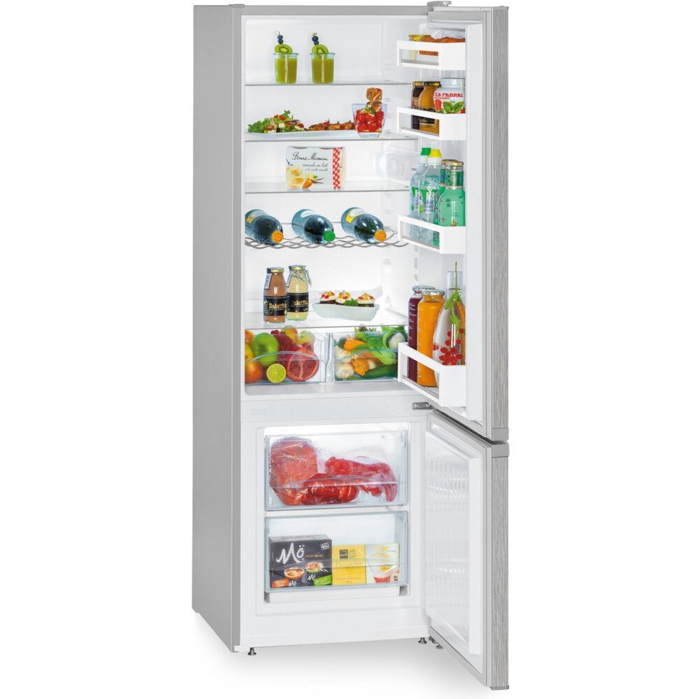 Liebherr CUele 2831 Low Frost Fridge Freezer, 80/20, Silver, E Rated | Atlantic Electrics