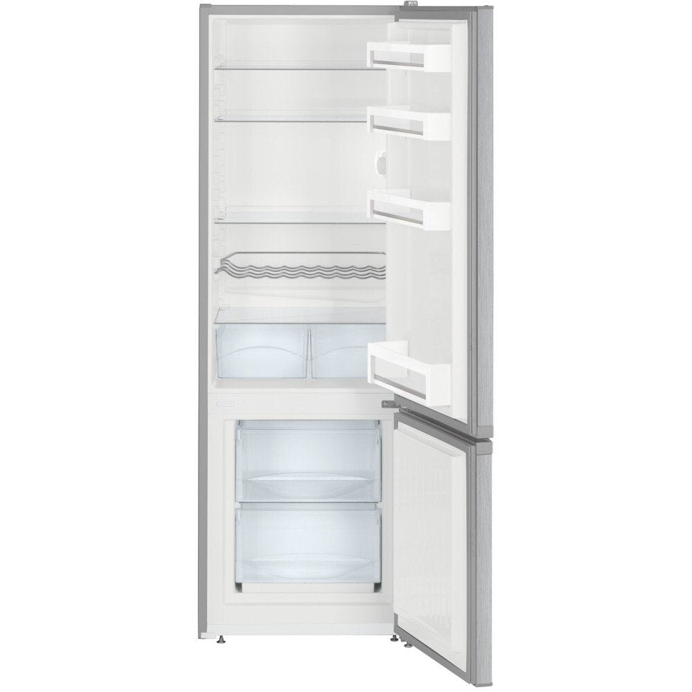 Liebherr CUele 2831 Low Frost Fridge Freezer, 80/20, Silver, E Rated | Atlantic Electrics