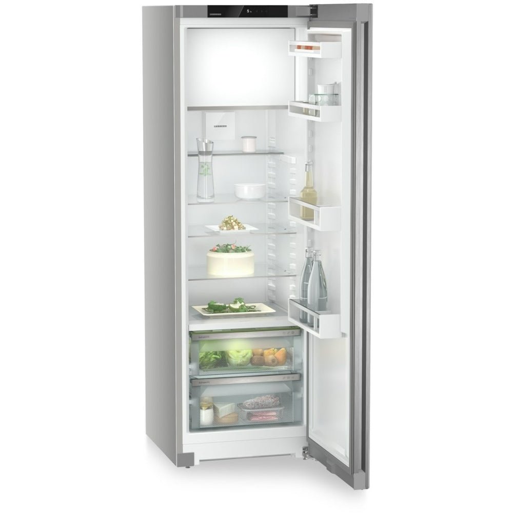Liebherr RBsfd5221 Tall Fridge with Ice Box, Silver, D Rated | Atlantic Electrics