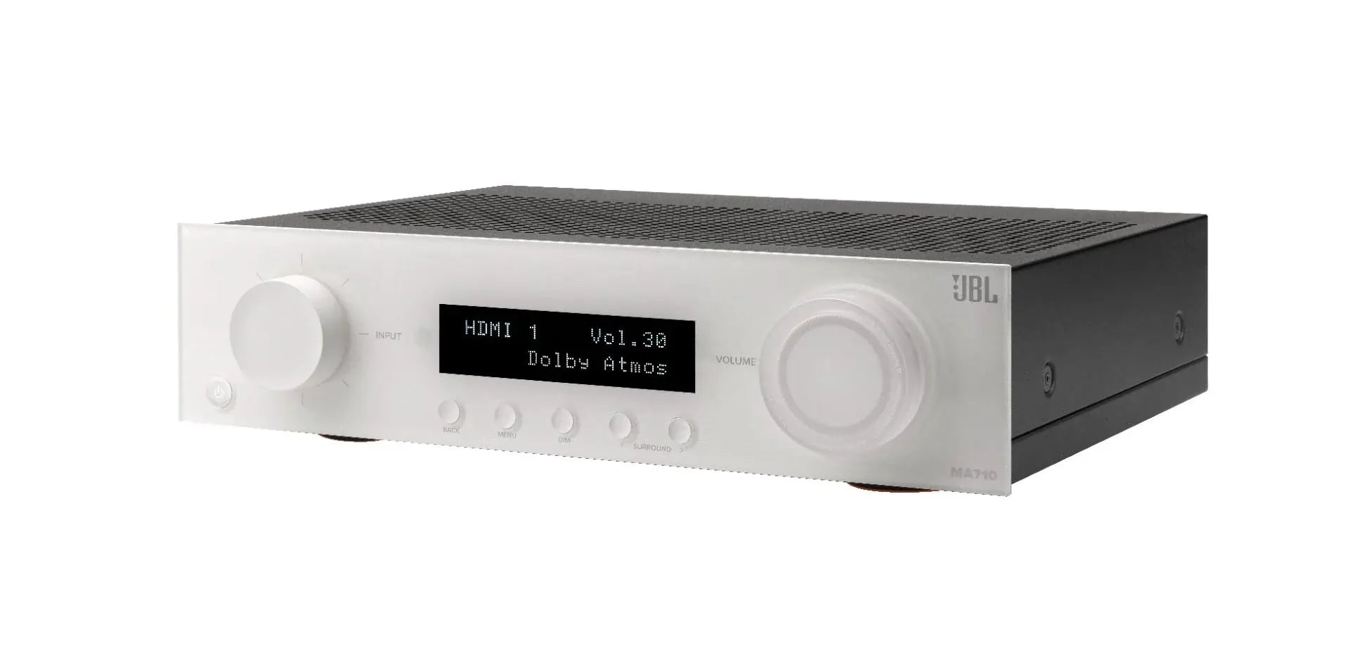 JBL MA710 7.2 Channel 8K AV Receiver, White