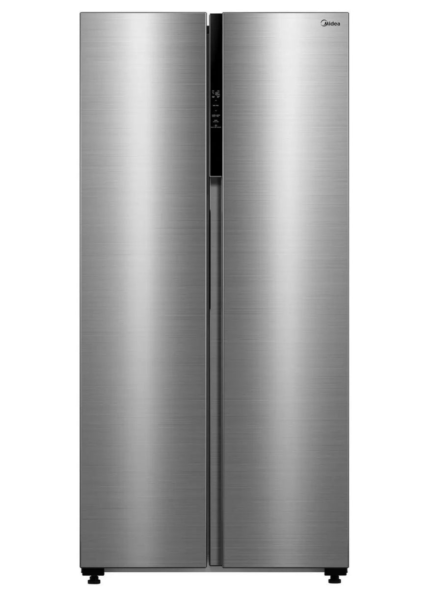 Midea MDRS619FIE46 460 Litre Frost Free American Style Fridge Freezer, Stainless Steel | Atlantic Electrics