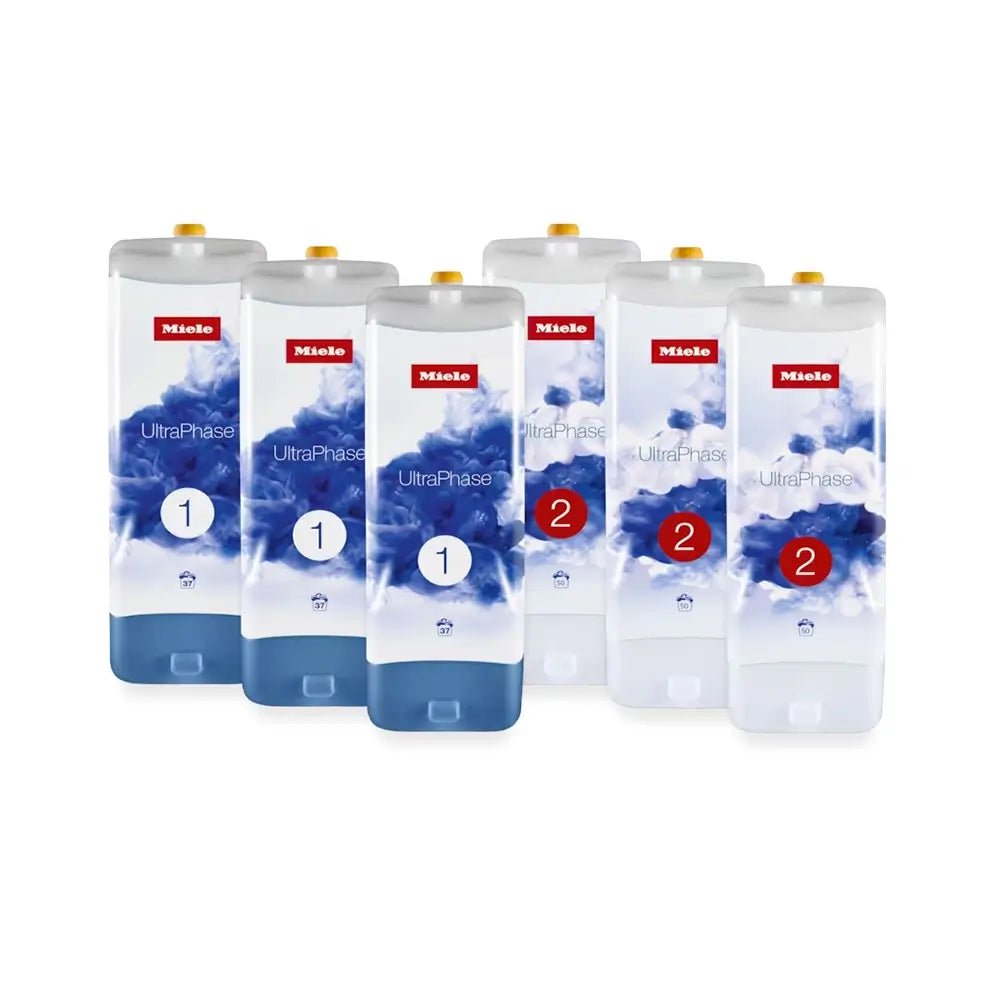 Miele 11912500 Set 6 UltraPhase 1 and 2, 3x UltraPhase 1 and 3x UltraPhase 2, For Miele Washing Machines and Washer-Dryers with TwinDos | Atlantic Electrics