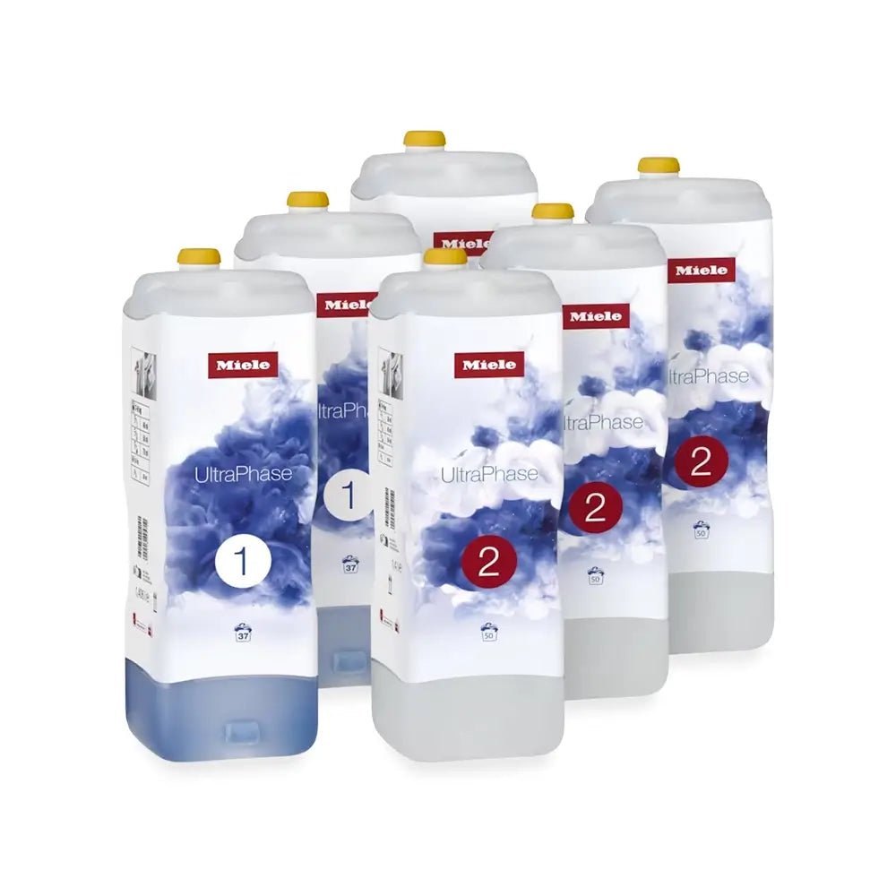 Miele 11912500 Set 6 UltraPhase 1 and 2, 3x UltraPhase 1 and 3x UltraPhase 2, For Miele Washing Machines and Washer-Dryers with TwinDos | Atlantic Electrics