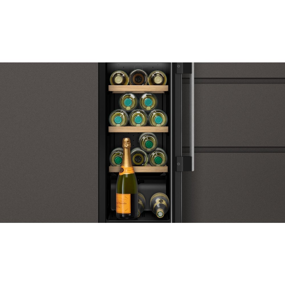 Neff KU9202HF0G N70 Integrated Wine Cooler, Black | Atlantic Electrics