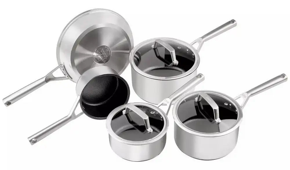 Ninja C65000UK 5 Piece Cookware Set - Stainless Steel | Atlantic Electrics