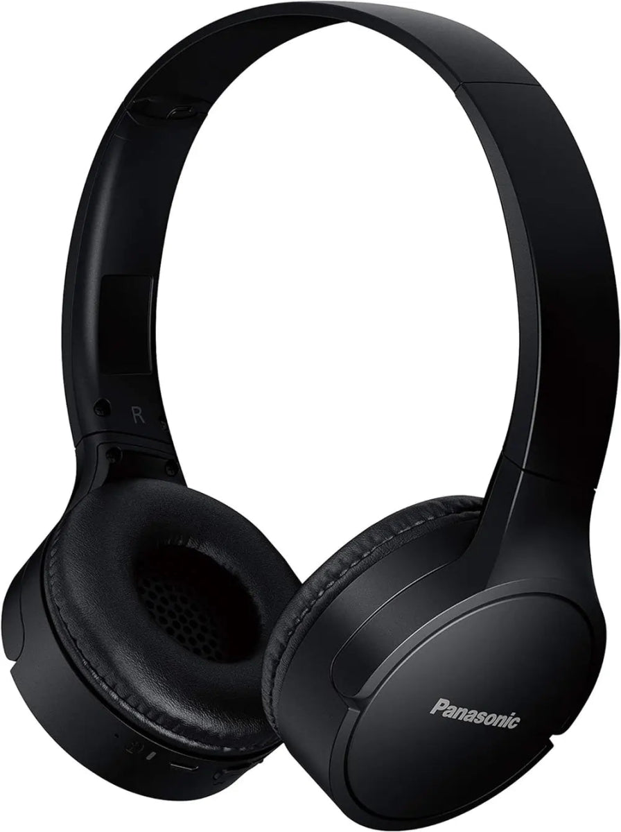 Panasonic RBHF420BEK Bluetooth On-Ear Headphones, Voice Control, Wireless, Up to 50 Hours Battery Life - Black | Atlantic Electrics