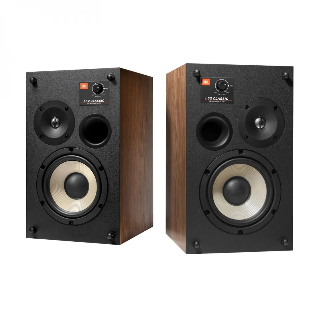 JBL L52-ORG Pair of 2-Way 5.25 Inch Classic Bookshelf Loudspeakers, Orange