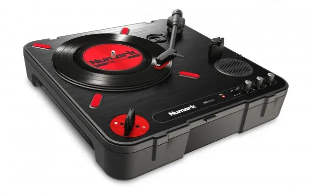 Numark PT01 Scratch Portable USB Turntable With Carry Case