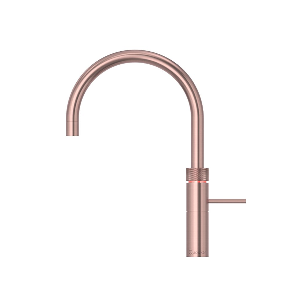 Quooker 3 in 1 Combi 2.2 Fusion Round Rose Copper Boiling Water Tap | Atlantic Electrics