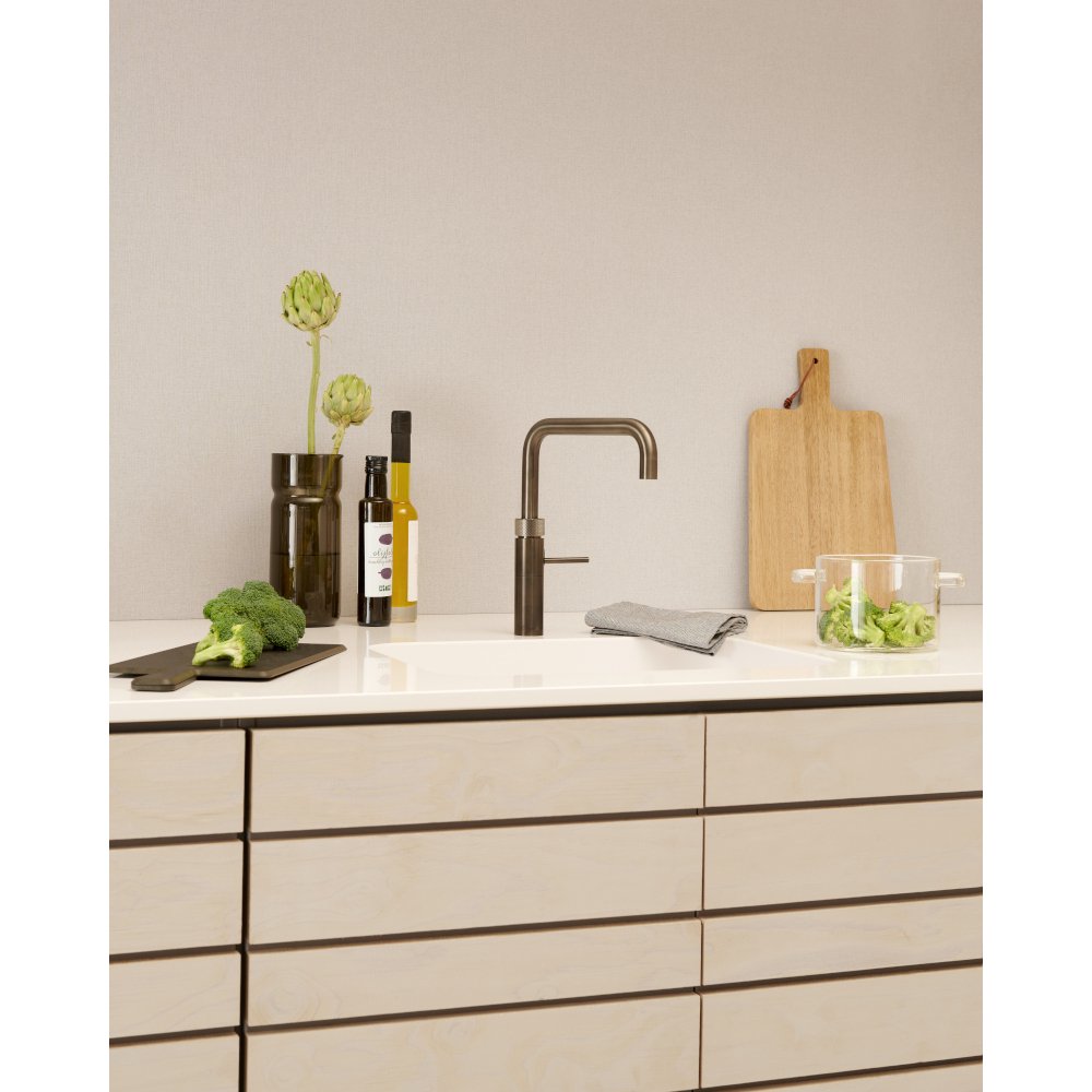 Quooker 3 in 1 Combi 2.2 Fusion Square Gunmetal Boiling Water Tap, Gun Metal | Atlantic Electrics