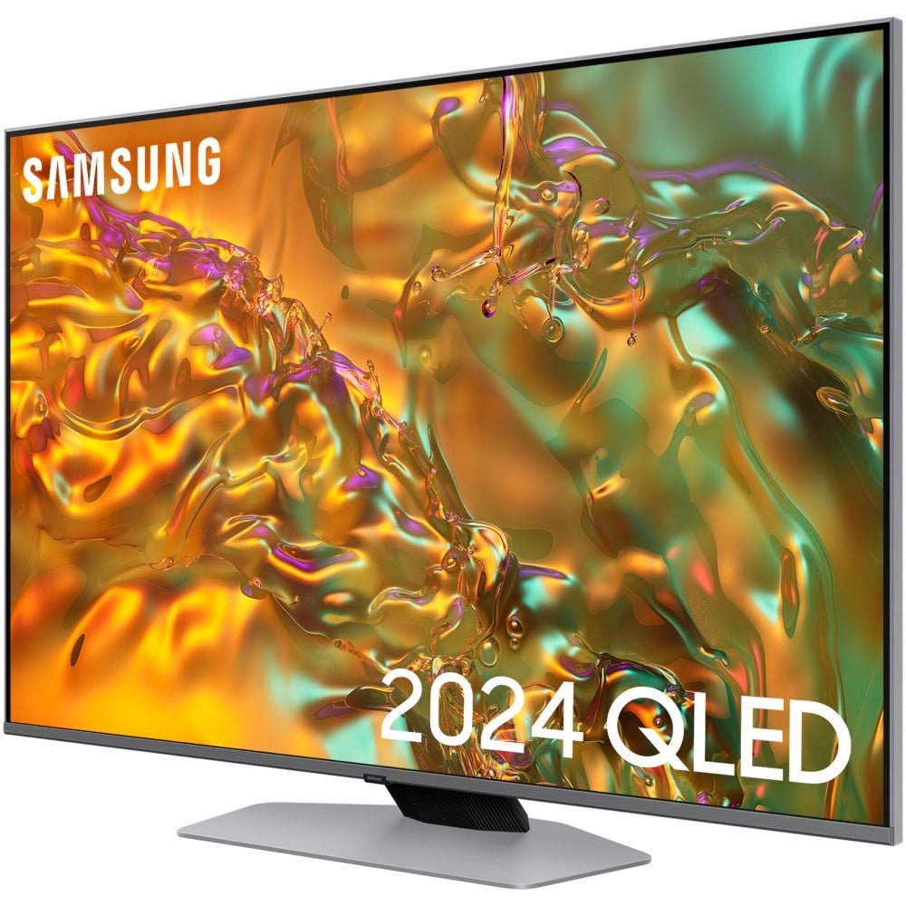 Samsung QE50Q80DATXXU Q80D 50" QLED 4K HDR Smart TV, 4K Ultra HD, Silver | Atlantic Electrics