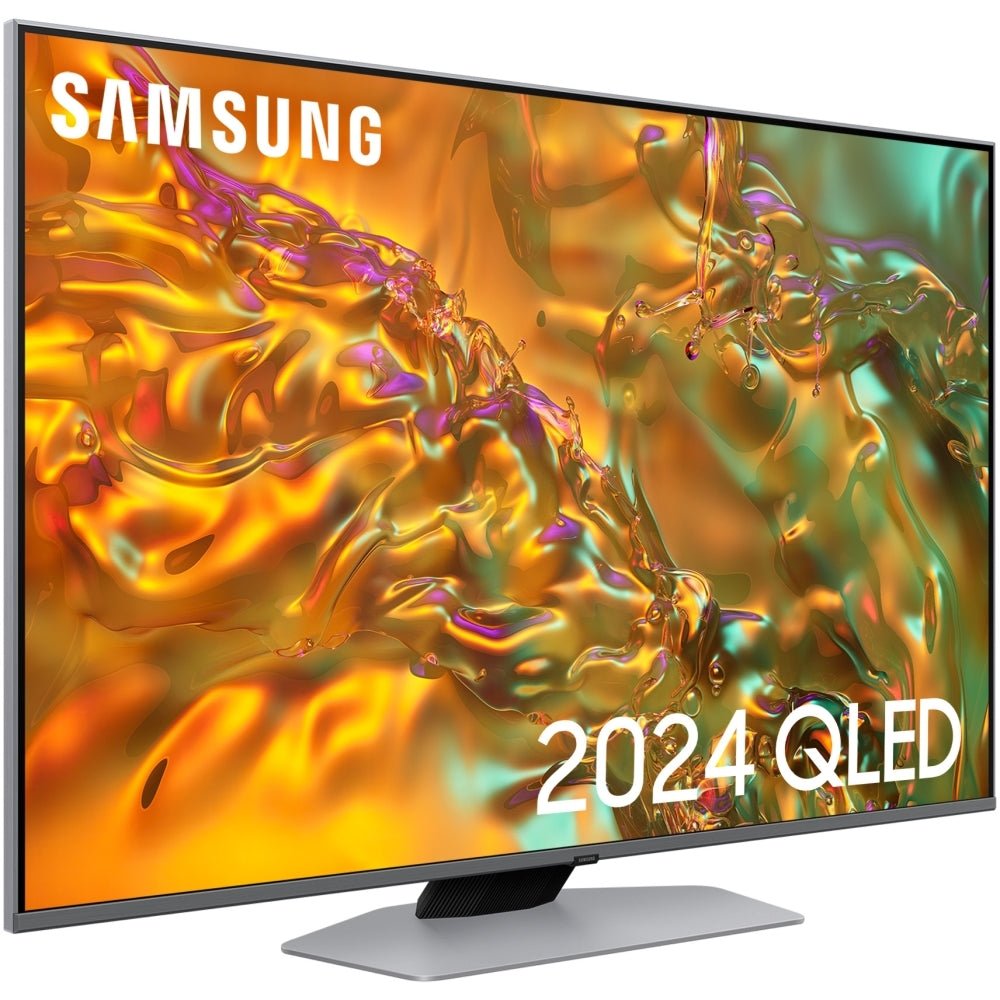 Samsung QE50Q80DATXXU Q80D 50" QLED 4K HDR Smart TV, 4K Ultra HD, Silver | Atlantic Electrics