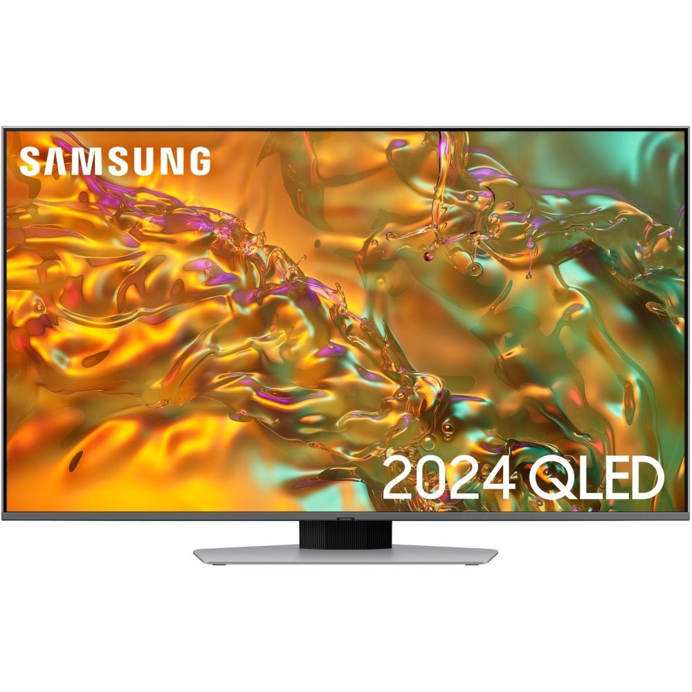 Samsung QE50Q80DATXXU Q80D 50" QLED 4K HDR Smart TV, 4K Ultra HD, Silver | Atlantic Electrics