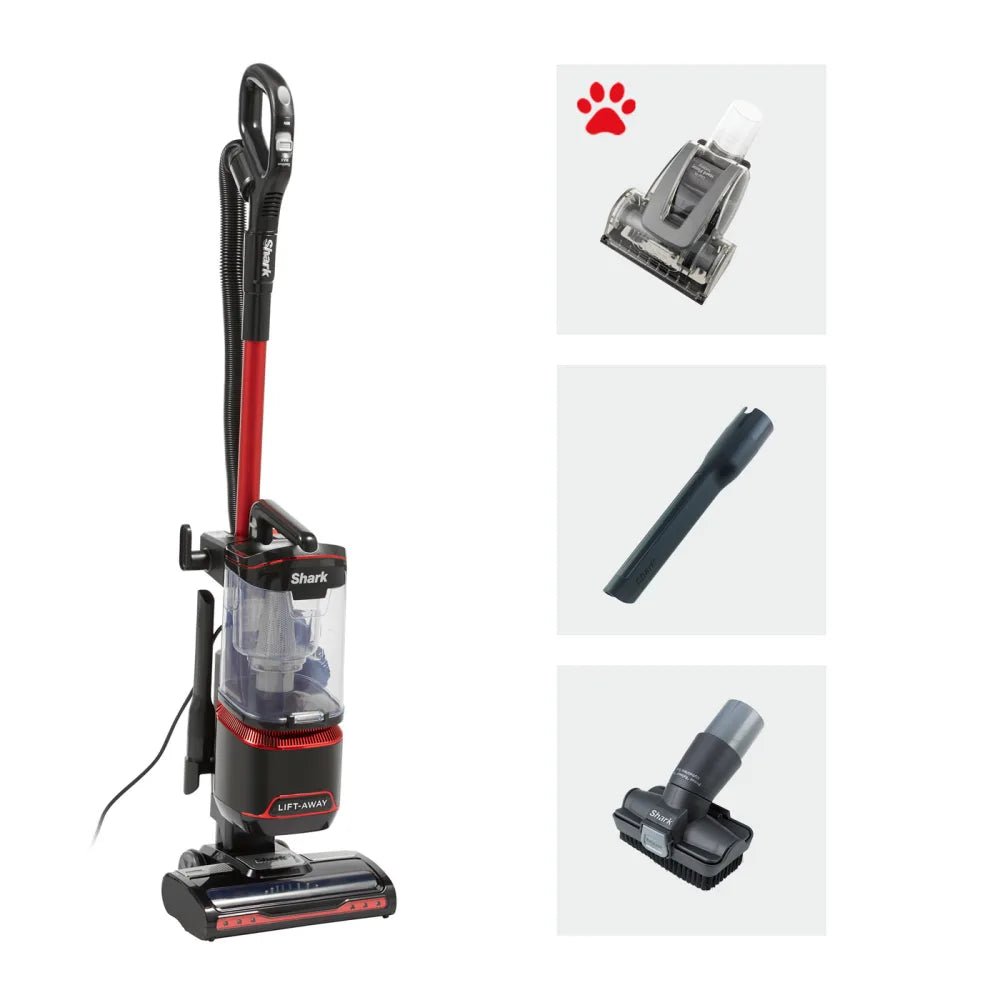 Shark NV602UKT Lift-Away Upright Vacuum Cleaner - Pet Model - Red | Atlantic Electrics - 42215306756319 