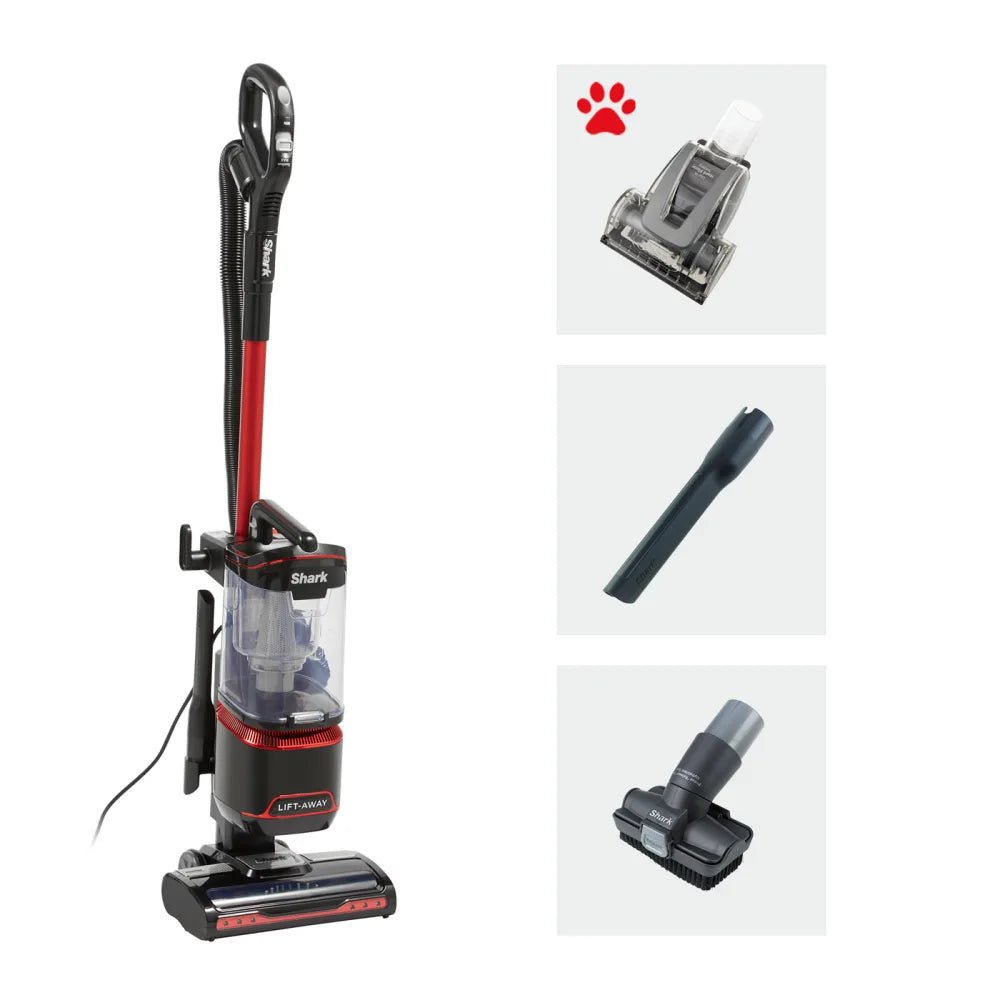 Shark NV602UKT Lift-Away Upright Vacuum Cleaner - Pet Model - Red | Atlantic Electrics