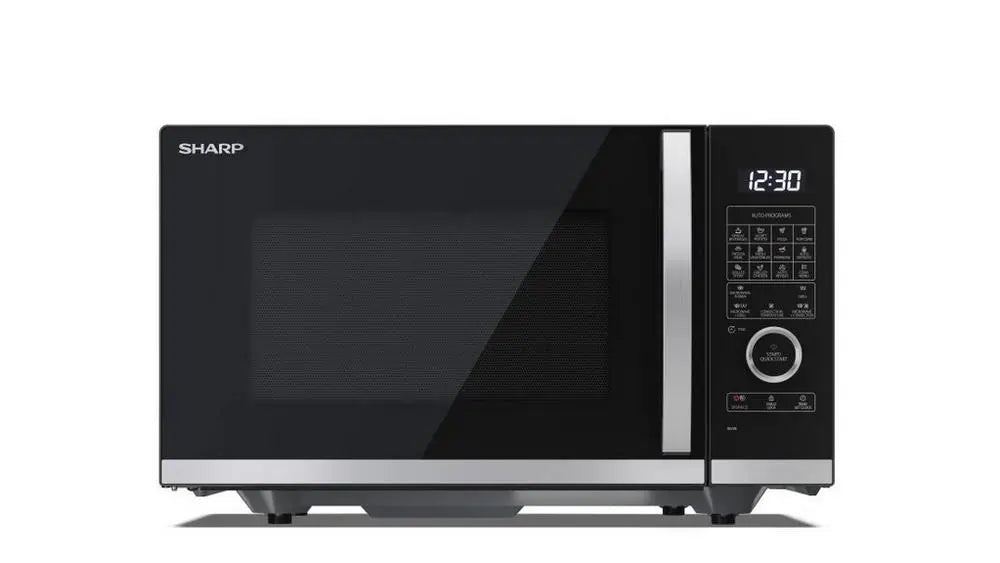Sharp YCQC254AUB 25 Litre Flatbed Convection Microwave Oven With Grill - Black | Atlantic Electrics