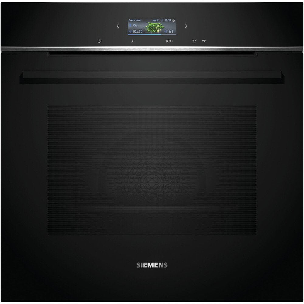 Siemens HB732G1B1B iQ700 Built - In Electric Single Oven, Black, A+ Rated | Atlantic Electrics