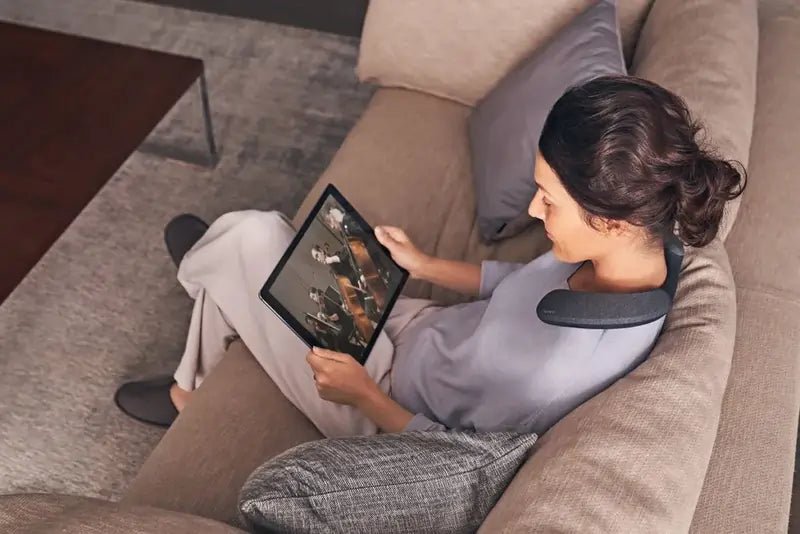 Sony SRSNS7B Bluetooth Wireless Neckband Speaker - Black | Atlantic Electrics