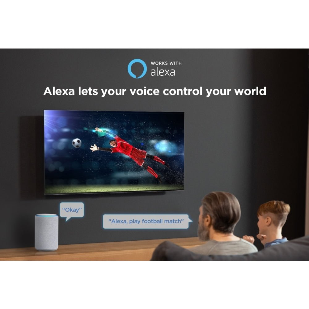 TCL 43P755K 43" LED 4K Ultra HD Smart TV, Grey, F Rated | Atlantic Electrics