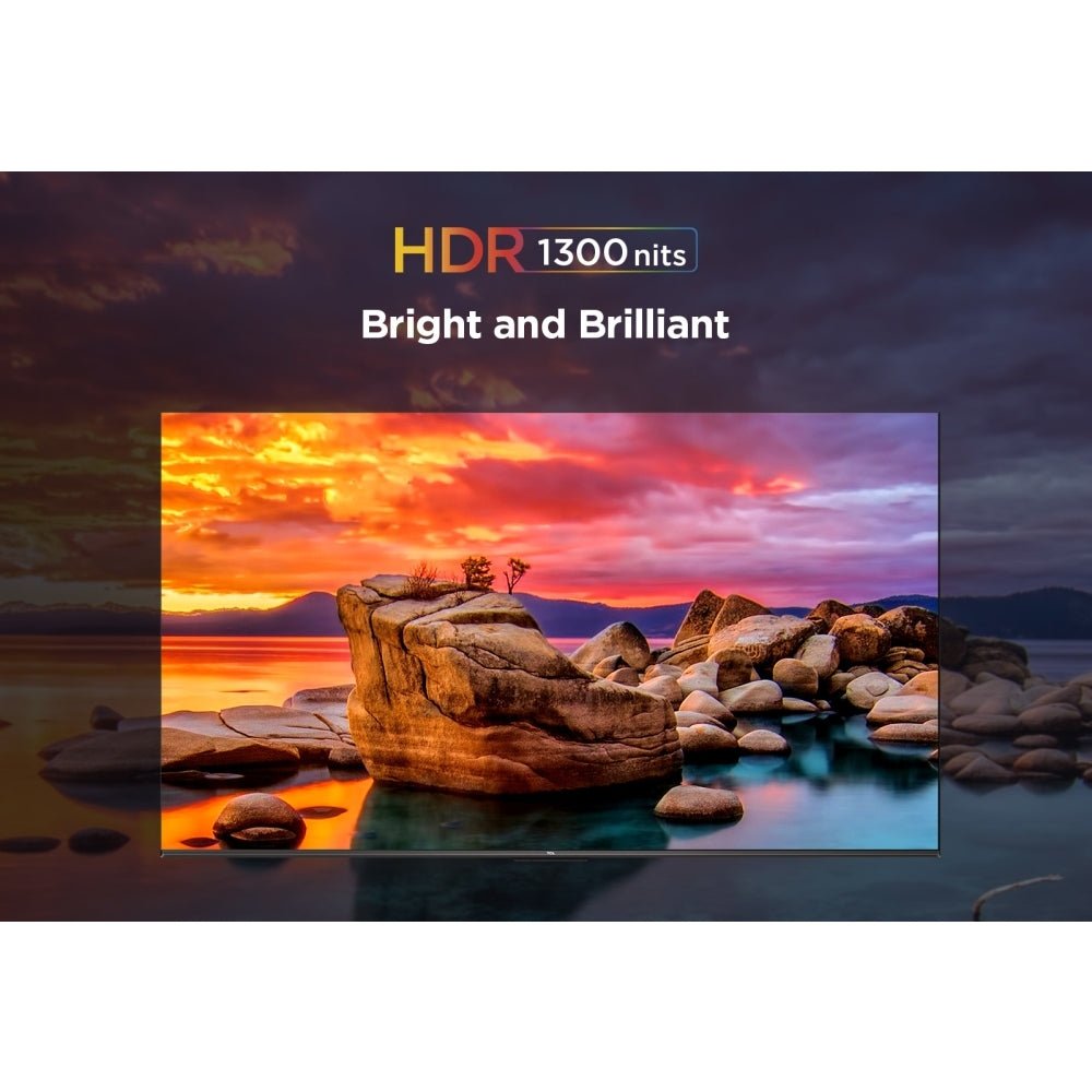TCL 50C805K C805 50" Smart QD - Mini LED 4K Television, 4K Ultra HD, Black, G Rated | Atlantic Electrics