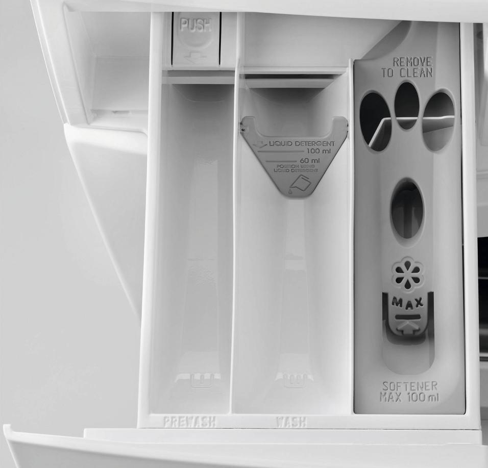 Zanussi Z716WT83BI Integrated Washer Dryer, 7kg, 1600 Spin, White | Atlantic Electrics